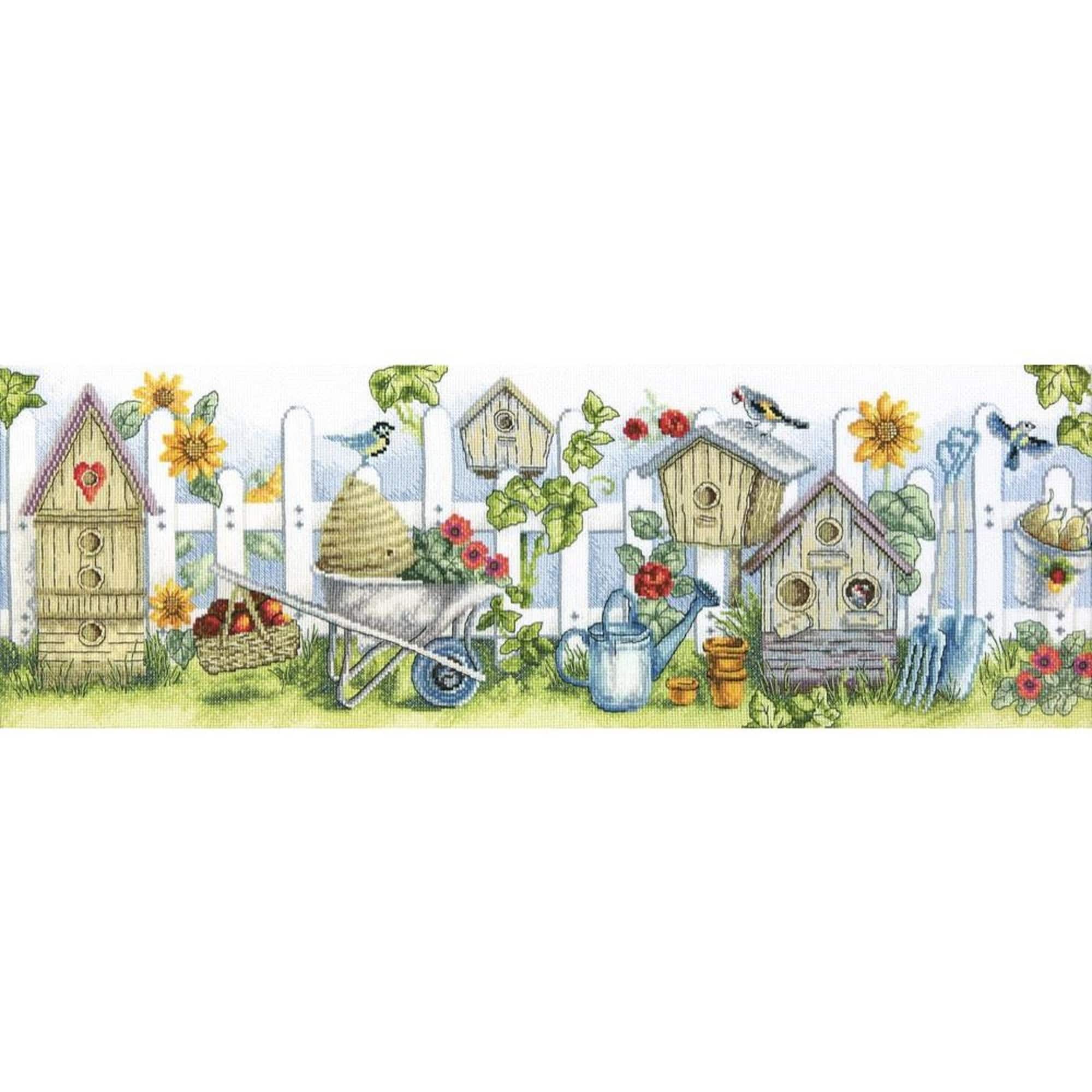 Charivna Mit Cross Stitch Kit Bird Yard
